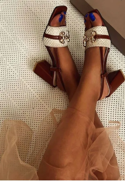 صندل کنفی زنانه کد 2048