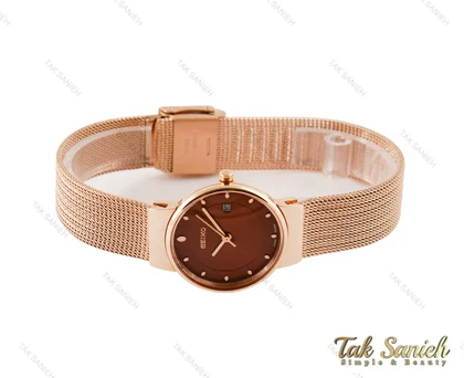 ساعت زنانه ظریف سیکو رزگلد Seiko-3596-L