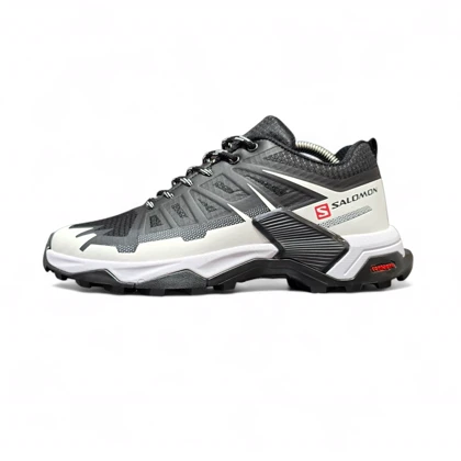 کتانی روزمره و طبیعتگردی سالامون مشکی سفید