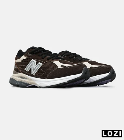 کفش کتانی مردانه و زنانه قهوه ای NEW BALANCE 990 مدل 8748