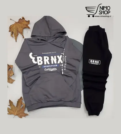 هودی شلوار پسرانه تینیجری مدل BRNX