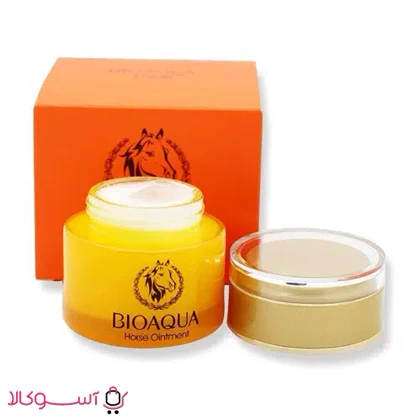 کرم روشن کننده روغن اسب بیوآکوا مدل horse ointment وزن 50 گرم
