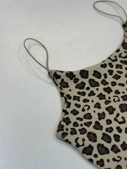 نیم‌تنه بند ماکارون پلنگی 1701