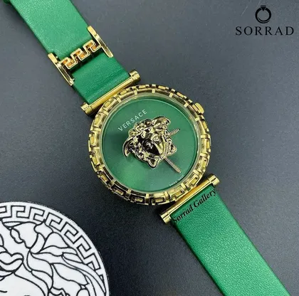 ساعت ورساچه زنانه / ساده بند چرمی / در چند رنگ مختلف