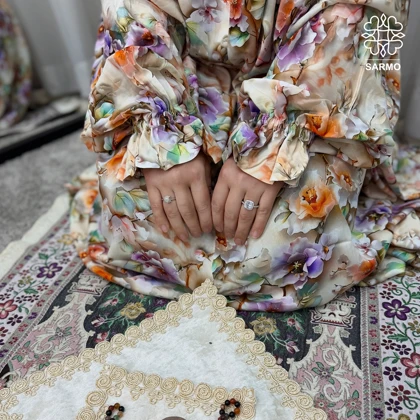 چادرنماز آستین‌دار یاس