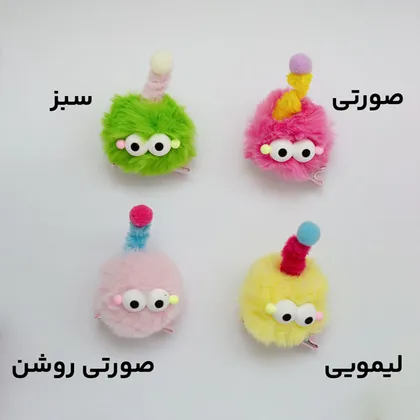 گیره مو انبری فانتزی شاخدار کد 105