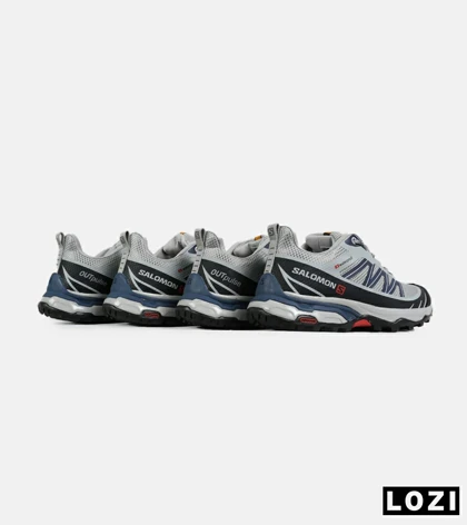 کفش کتانی مردانه و زنانه خاکستری مشکی Salomon Waterproof V.2 مدل 6727