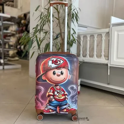 چمدان کودک پسرانه طرح کیسی