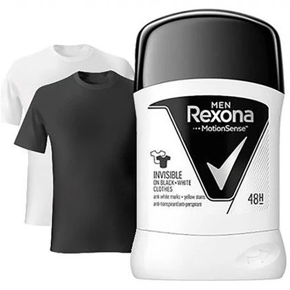استیک ضد تعریق مردانه رکسونا Rexona مدل Invisible حجم 40 گرم 48 ساعته