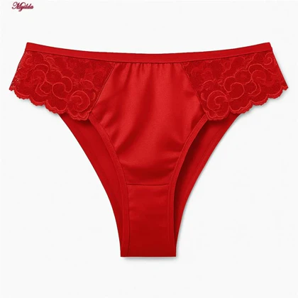 ست شورت و سوتین زنانه رنگ قرمز مدل فنردار بی یو تی کد 5401