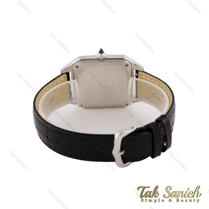 ساعت مچی کارتیر سانتوس دومونت مردانه مشکی Cartier-5551-G