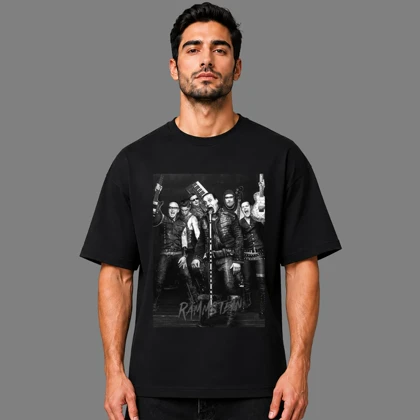 تیشرت طرح گروه متال رامشتاین (Rammstein) کد 09
