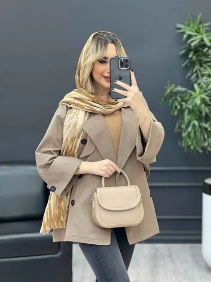 مانتو ژیله دکمه دار