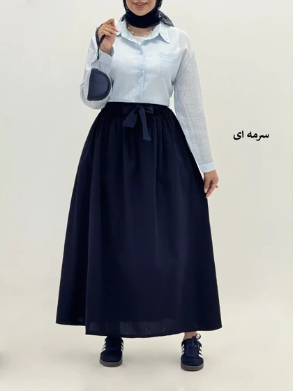 4251 - دامن لینن الا