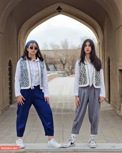 شلوار برمودا طوسی