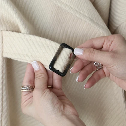 کت پشمی مدل اسپرسو