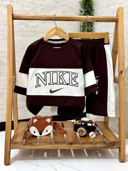 تیشرت شلوارک پسرانه طرح نایک