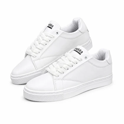 کفش کتانی ست زنانه و مردانه و بزرگ پا مدل برشکا ونس سفید تمام Bershka