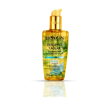 روغن مراقبت از موی مغذی بیوکسین حاوی 9 روغن گیاهی و ویتامین ب5 Bioxcin Nourishing Hair Care Oil