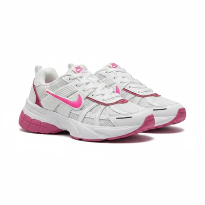 کفش کتانی نایک V2K Run سفید سرخابی کد 295097
