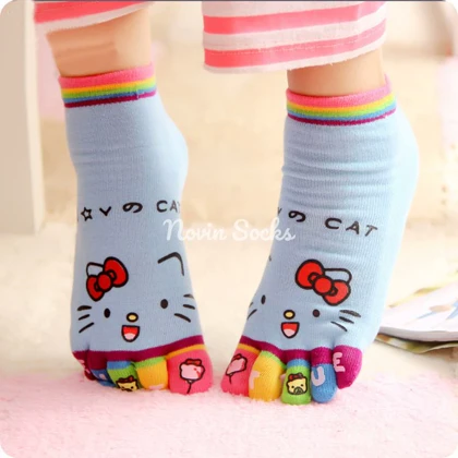 جوراب انگشتی طرح kitty