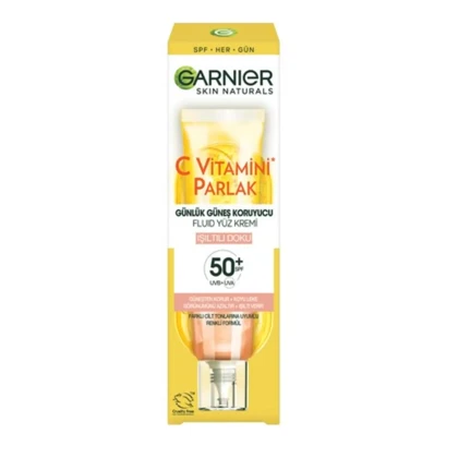 فلوئید ضد آفتاب سبک گارنیه، Garnier SPF 50 حجم 40 میلی‌لیتر مناسب انواع پوست