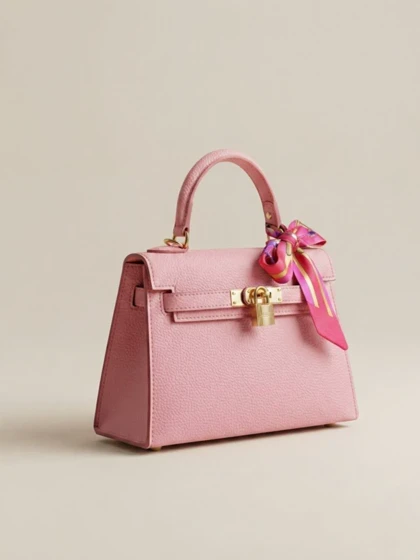 کیف HERMES وارداتی صورتی هرمس ترند مد