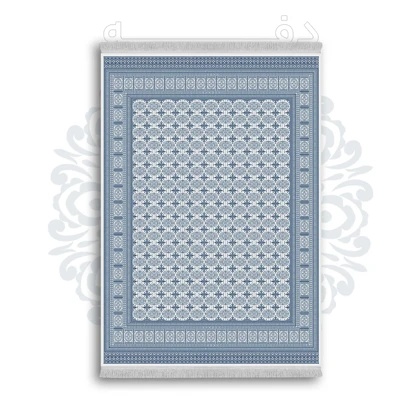 *جدید* فرشینه از جنس پارچه شانل مخمل ترک طرح فانتزی برند دفه کد 1199
