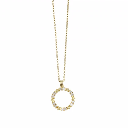 گردنبند زنانه مدل نگینی