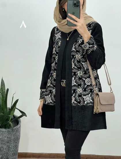 کت مزونی سوزندوزی