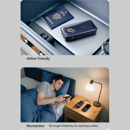 پاور بانک 20000 باسئوس Baseus مدل PPNMS-20A0 توان 100 وات با کابل