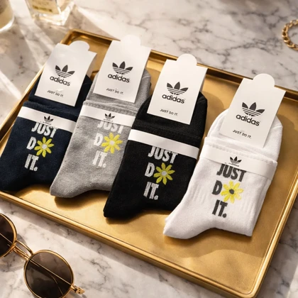 جوراب نیم ساق کش انگلیسی زنانه برند آدیداس 12 جفتی