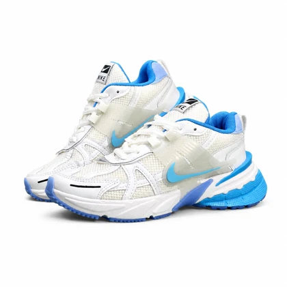 کفش کتانی زنانه نایکی v2k سفید آبی Nike V2k