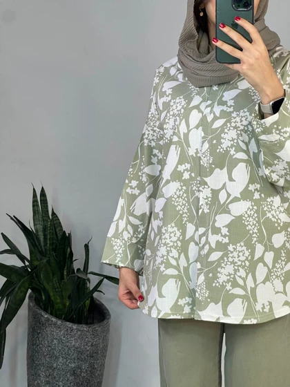 مانتو طرحدار گیلدخت