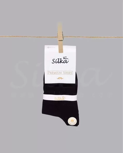 جوراب مردانه نیم ساق پنبه چهاررنگ