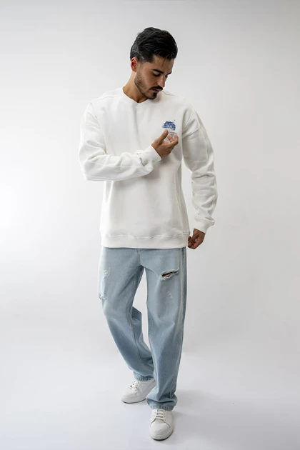 دورس آستین بلند بیسیک چاپی مردانه