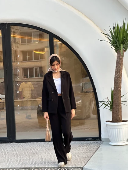 کت شلوار زنانه وقار از کالکشن فارکو1039