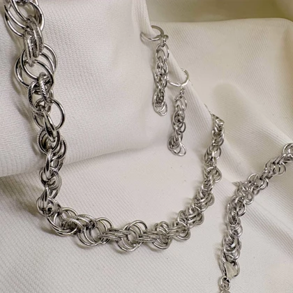 سرویس کامل برند شین مدل «حلقه‌های مهتاب» | آبکاری رادیوم با گارانتی 1 ساله