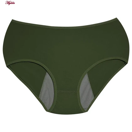 شورتکس زنانه ال کیم مدل دولایه سبز سدری کد 4920-489