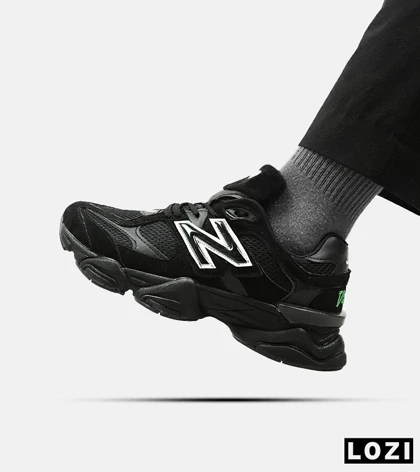 کفش کتانی مردانه مشکی NEW BALANCE 9060 مدل 4594