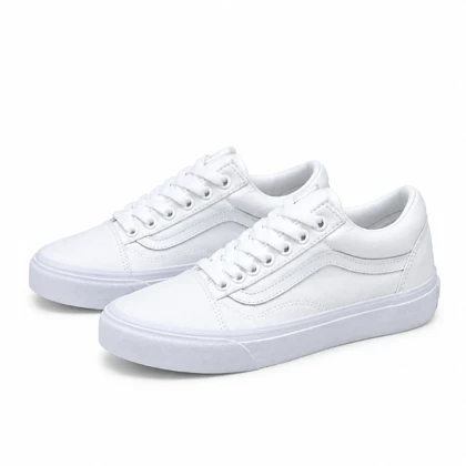 ونس اولد اسکول فول وایت/ Vans Old Skool Full White