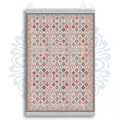 فرشینه از جنس پارچه هازان مخمل ترک طرح گلیم برند دفه کد DDGG 39