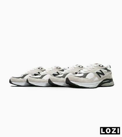 کفش کتانی کرم سفید NEW BALANCE 990