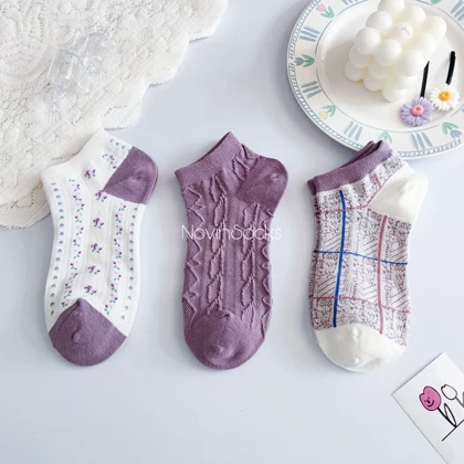 جوراب مچی بنفشه