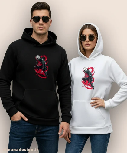 هودی مردانه و زنانه طرح توکیو غول شخصیت کانکی کد 956