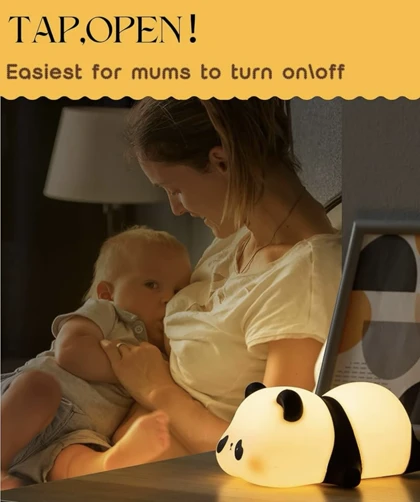 چراغ خواب سیلیکونی پاندا و خوک668