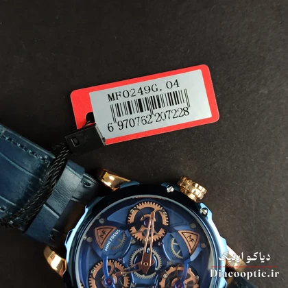 ساعت مچی مردانه اورجینال موتور ژاپن برند مینی فوکوس مدل Mf0249G.04 بند چرم