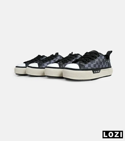 کفش اسنیکرزمشکی خاکستری Amiri Checkered