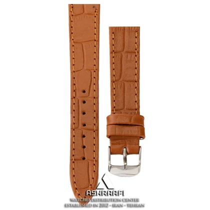 بند چرم قهوه‌ای ساعت Watch Strap BR-18