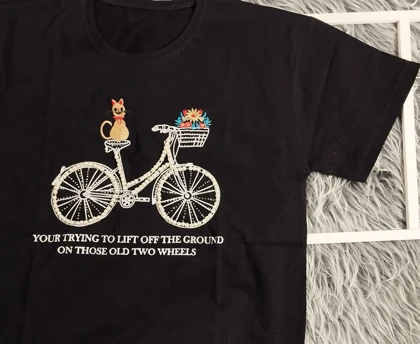 تیشرت نگین‌دار زنانه کد 403021